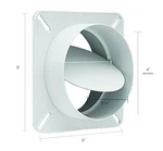 One New 4" Diameter Deflecto Plastic Draft Blocker For Dryer Venting Duct. Fixed Price $8.99.