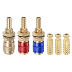 6PCS Gas & Water Quick Connector For Tube Inner Dia 6MM Brass/red/blue. Fixed Price $24.72.
