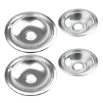 Upgrade Your Kitchen: 4 Pack Stainless Steel Drip Pans For Ge/hotpoint Stoves. Fixed Price $32.29.