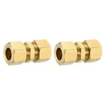 2PCS Brass Compression Tube Fitting 12MM Od Connector Union. Fixed Price $25.46.