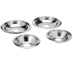 Drip Pans For Electric Ranges (4-PACK) Appliance Stove P#GE68C 6" 8" Chrome. Fixed Price $9.95.