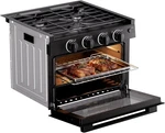 Fogatti 17" Propane Gas Oven 3 Burners Stovetop For Rv Camper Kitchen. Fixed Price $599.99.