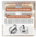 Ge Cooktop Knobs Silver Set Of For PGP953 PGP959 PGP976 PGP986 WB03X25796. Fixed Price $20.00.