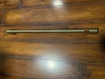 (1) Cafe Brushed Brass Larger Handle For 48 Pro Rangetop. Fixed Price $185.00.