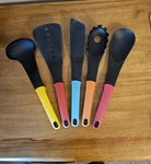 Elevate Nylon Cooking Utensils Joseph Set Of 5 Spatula Spoon Ladle. Fixed Price $13.99.