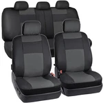 Bdk OS-409-CC-A Am Black & Charcoal Synthetic Leather Seat Covers For Car Suv.... Fixed Price $64.61.