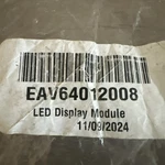 Original Oem EAV64012008 Led Display Module For Lg Range. Fixed Price $82.00.