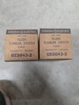 "2" New Vtg General Electric GE5043-1 Ivory Silent 3-WAY Flush Tumbler Switch. Fixed Price $34.99.
