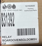 Open Box Wolf Relay Board Sgl Oven 831392. Fixed Price $195.00.