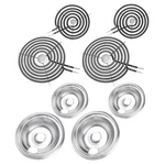 Ge Drip Pans And Stove Burner Element Unit Set, Perfectly Fit WB30M1 & WB30M2.... Fixed Price $72.27.