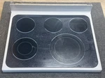 Range Stove Main Glass Top White Part# WB62T10452. Fixed Price $104.99.