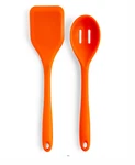 Art & Silicone Solid Turner Slotted Spoon, Set Of 2 Cooking Utensils. Fixed Price $13.95.