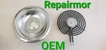 WB31X46066, WB31K10266 Genuine Range Heat Coil Element W/ Drip Pan JB256DM4WW. Fixed Price $45.00.