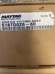 Oem 5187D026-60 Maytag Orifice Fitting Assembly. Fixed Price $69.00.