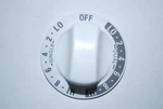 Whirlpool Range Oven Dual Burner Knob White Kip 5B05. Fixed Price $11.50.