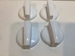 Range Oven Stove Burner Knob White 191D6961 Or Kip 5L52 Set Of 4. Fixed Price $19.99.