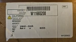 W11665208 Whirlpool Oven Door Left Hinge Open Box. Fixed Price $39.00.