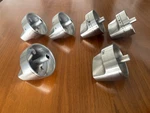 Ge Cafe Brushed Stainless Steel Set Of Control Knobs (223C7619P015). Fixed Price $79.99.