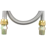 Brasscraft PSBRSD54-24 Stainless Steel Gas Appliance Connector 24" 1/2" Od. Fixed Price $8.74.