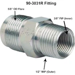Dormont 5/8 Od X 1/2 Mip Fitting 90-3031R In. Flare. Fixed Price $12.13.