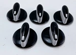Set Of *4* Genuine Oem Maytag Black And Grey Range Burner Knob Kip 5D05. Fixed Price $12.99.