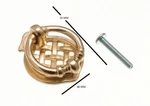 Kitchen Cupboard Door Handle Lattice Knob + Back Plate Eb 35MM Pack Of 2. Fixed Price $15.91.