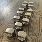 Wolf Stainless Steel Knob (set Of 13) 828440 For 48" And 60" Ranges. Fixed Price $90.00.