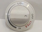 WB3K64 Range Oven Stove Burner Control Knob White (9B5). Fixed Price $15.99.