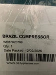 WR87X20798 Ge Compressor Compshelf. Fixed Price $250.00.