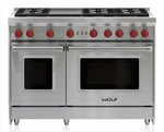 Wolf GR486G Inch Pro-style Gas Range New Box. Fixed Price $12999.00.