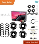 Xotic Tech Quick Release Fasteners Kit 4 Tabs & 12 O-rings, Chrome Aluminum. Fixed Price $17.99.