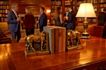 Antique Verona Cast Iron Bookends Bronzed Finish Grazing Horses C1920S. Fixed Price $139.99.
