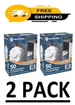 2 Pack - Heavy Duty Kitchen Compactor Trash Bags 18 Gallon 50 (total 100 Ct.). Fixed Price $35.75.