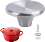 Ilovyo Dutch Oven Knob Stainless Steel Replacement Silver 1 Set,. Fixed Price $9.88.