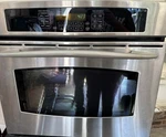 Ge Silver Single Convection Built Wall Oven JT5000SF4SS. Fixed Price $750.00.