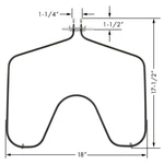 Oven Bake Unit Lower Heating Element For WB44X5099 AP2031097 PS249483 Erp. Fixed Price $27.09.