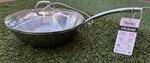 Viking Professional 3-PLY Stainless Steel Wok 4.9 Qt Quart Glass Lid Chefs Pan. Fixed Price $159.99.