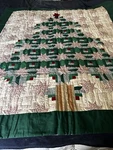 American Pacific Hand Quilted Patchwork "christmas Pine" 60" X 50" Vintage. Fixed Price $89.99.