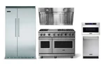 Viking 5 Series Kitchen With 48" Lp Gas Range And Refrigerator. Fixed Price $28578.00.