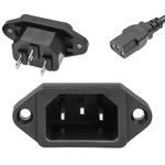 Qteatak Pack Screw Mount Pins Inlet Power Plug Socket IEC320 C14 250V 10A. Fixed Price $14.95.