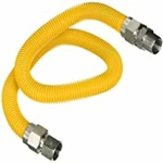Highcraft GUHDZD3436Q 36" Flexible Yellow Epoxy Coated Gas Line Connector With 1. Fixed Price $33.99.