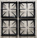 Set Of Genuine Renewal Part # WB4K35 Range Burner Grates Rca Hotpoint. Fixed Price $49.99.