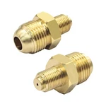 Hooshing 2PCS Propane Orifice Connector Brass Tube Fitting 3/8" Flare X 1/8".... Fixed Price $12.42.