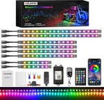 Motorcycle Magic-rgb Led Light Kits With Brake Turn Signal, Chasing 8PCS. Fixed Price $45.39.