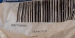 WB27X25193 Ge Microwave Capacitor. Fixed Price $45.00.