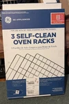 3-PACK JXRACK3E 24" 17" Oven Racks For 30" Electric Ranges. Fixed Price $25.00.