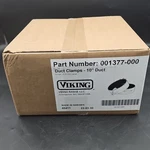 Viking Range Duct Clamps 10" 001377-000 Brand New Box. Fixed Price $99.95.