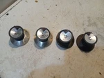 4 Vintage Columbus Gas Range Stove Burner Control Selector Knobs. Fixed Price $21.00.