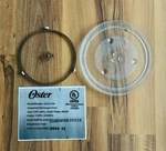 Oster OGZJ1104 Microwave Oven Glass Turntable Plate Ring & Roller Coupling Set. Fixed Price $25.00.