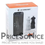 Le Creuset Acrylic Black And White Petite 4.3" Salt Pepper Mill. Fixed Price $44.99.